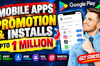 do mobile app promotion app install ios and andriod game marketing app promotion