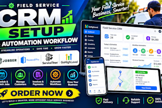 setup jobber housecall pro servicetitan gohighlevel CRM automation workflow