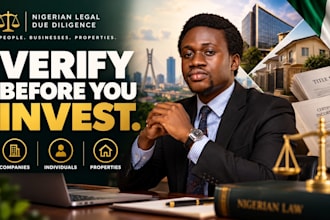 verify a nigerian company, property or person