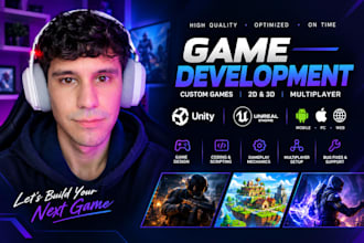 provide mobile game development ue5 blueprints game app development video game