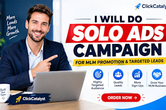 do a solo ads campaign for MLM promotion and targeted leads
