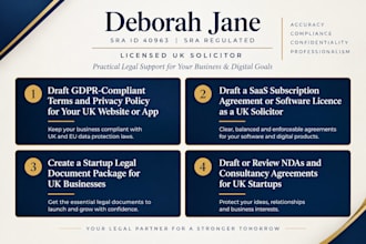 draft a saas agreement or software license as a UK solicitor