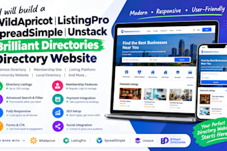 build wildapricot listingpro spreadsimple unstack brilliant directories website