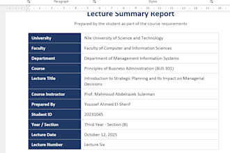 format and organize your word document professionally
