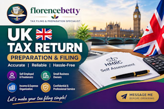 prepare and file your UK self assessment tax return