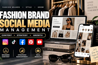 be your fashion brand social media manager fashion content creator