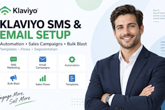 setup klaviyo sms marketing automation klaviyo sales email campaign bulk blast