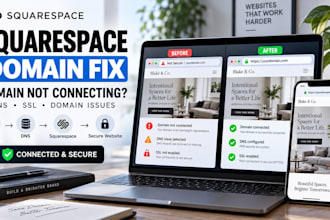 fix your squarespace domain, dns, and SSL issues