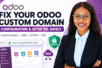 fix odoo custom domain configuration and setup ssl safely