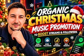 do organic christmas msuc promotion to boost streams and followers