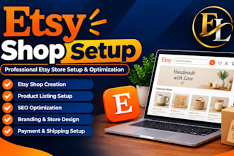 upload product to esty, setup etsy shop, etsy product listing and etsy SEO