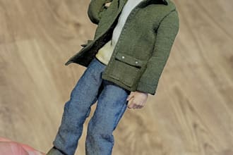 create custom 3d action figure articulated toy and printable stl model