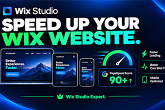 speed up your wix website and improve google pagespeed score