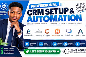 setup lawmatics lawpay copper workflow nethunt CRM intaker avid CRM integration