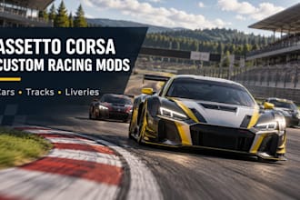 design assetto corsa livery sim racing track car wraps sim racing suits and logo