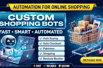 do lazada bot, shopee bot, auto checkout bot, pokemon bot, auto purchase bot