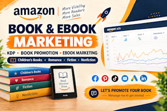do amazon book promotion ebook marketing, amazon kdp children and romance book