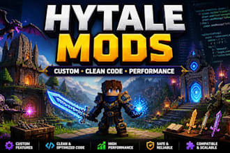 create custom hytale mods with clean source code and good performance