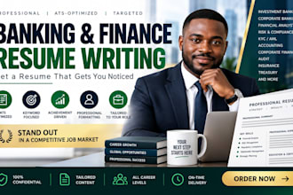 write an ats banking finance accounting resume CV