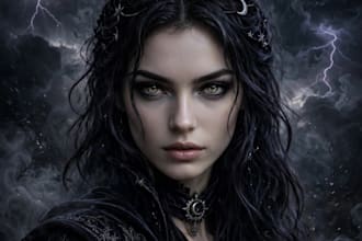 design dark fantasy book cover design