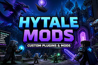 develop professional hytale plugin or mod for your server