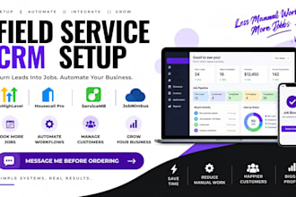 automate integrate gohighlevel housecall pro servicem8 jobnimbus jobber CRM