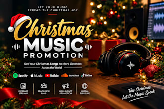 do organic promotion for your christmas music, christian gospel music promotion