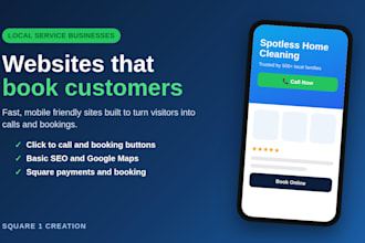 build a fast, mobile friendly website for your local service business