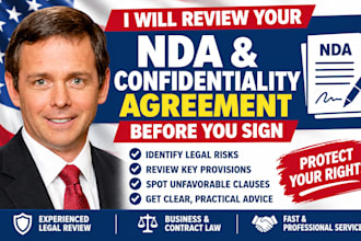 review your nda and confidentiality agreement before you sign