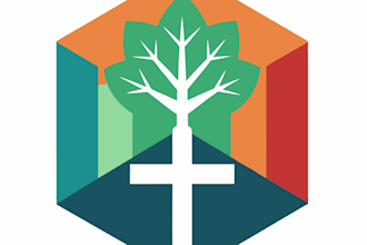 create a professional faith and worship logo design