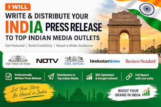 write and distribute your india press release to top indian media outlets