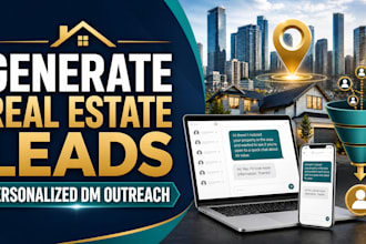 generate real estate leads and do personalized dm outreach