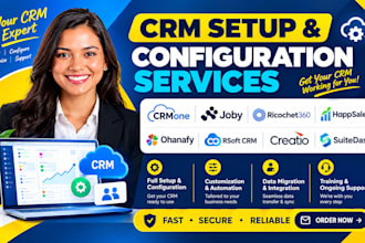 setup crmone joby CRM ricochet360 happsales ohanafy rsoft CRM creatio suitedash