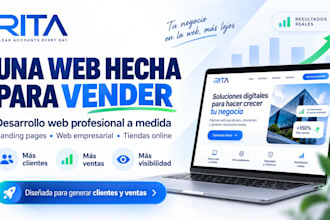 crearé una página web profesional a medida para tu negocio