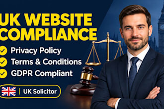 write compliant UK privacy policies and terms and conditions