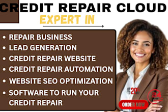 build credit repair website and setup credit repair automation for you