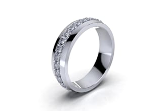 create a custom 3d ring design jewelry cad model  realistic render