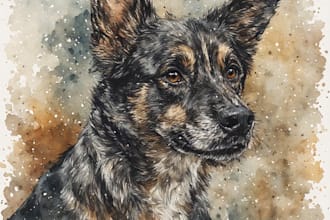 do realistic custom pet portrait digital oil painting gift