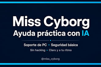ayudar con ia, soporte de PC y seguridad básica