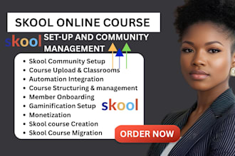 setup skool community skool online course skool credit repair course circle