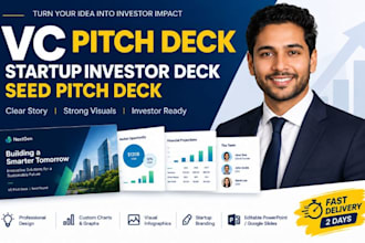 design vc pitch deck startup investor deck seed pitch deck