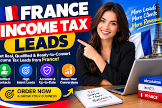 generate qualified income tax leads and tax preparation leads