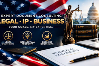 provide expert document consulting for legal IP and business needs