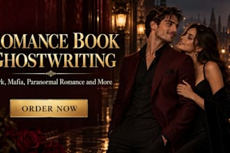 ghostwrite dark, mafia romance book ghostwriting paranormal romance novel writer