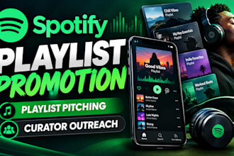 do spotify playlist promotion, playlist pitching and curator outreach