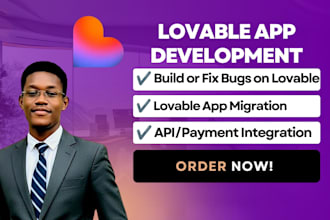 build or fix your lovable ai app, lovable dev saas mvp with supabase