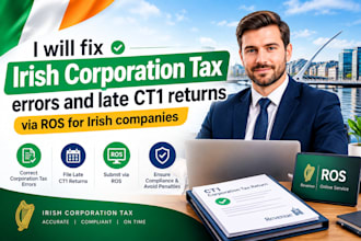 fix irish corporation tax errors and late ct1 return via ros for irish companies
