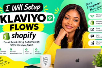 setup klaviyo flows shopify klaviyo email marketing automation sms klaviyo audit