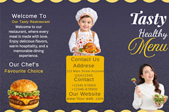 design a professional broucher for your business