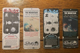 create custom ticket stubs for any concert or event